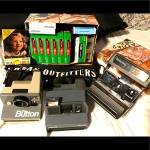 Polaroid Cameras and Film/ Flash bulbs